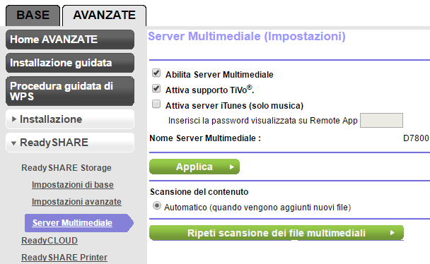 Condividere file e stampanti in locale e in remoto con i router Netgear