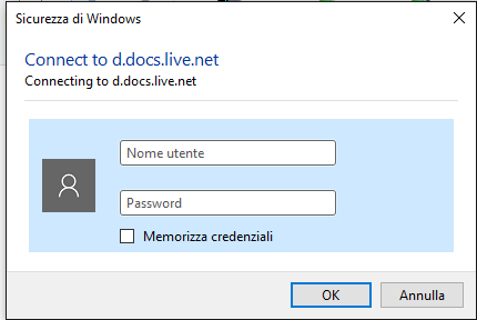 Accedere a OneDrive da Windows 10 come unità di rete