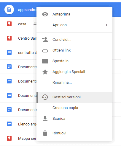 Aggiornare file su Google Drive senza modificarne i link