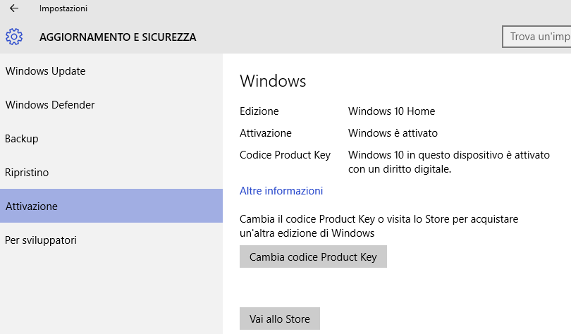 Aggiornare gratis a Windows 10 è ancora possibile con il Product Key