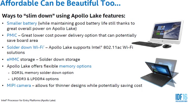 Intel presenta Apollo Lake, per i nuovi PC low cost