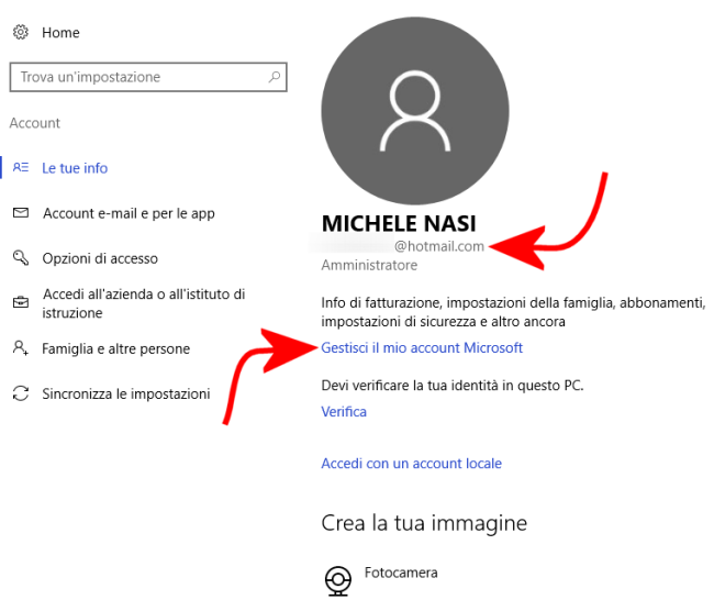 Come creare account Microsoft e quando preferire un account locale