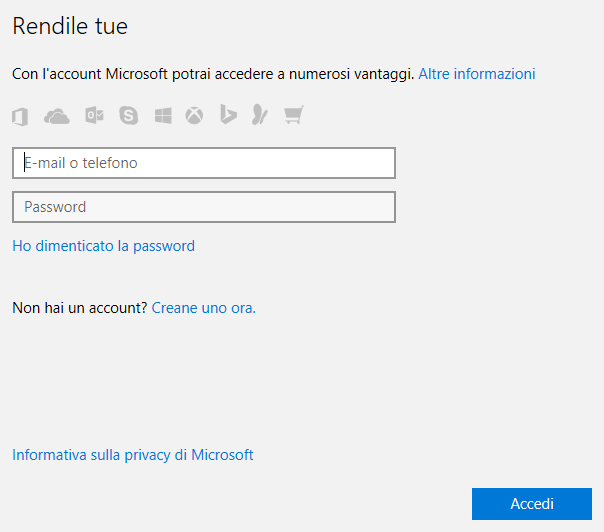 Come creare account Microsoft e quando preferire un account locale