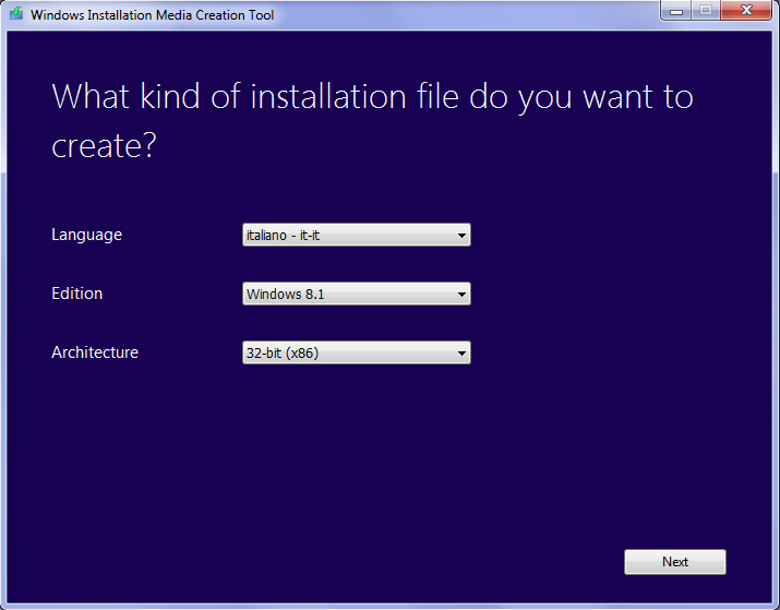 Come creare il disco installazione di Windows 8.1