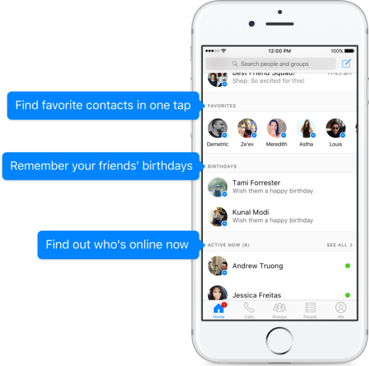 Facebook Messenger si rinnova, le novità