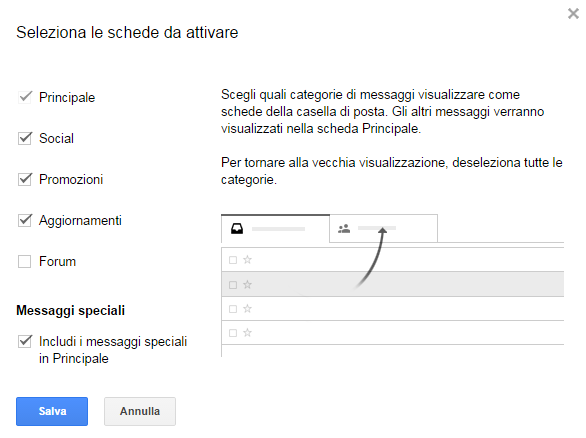 Gmail posta in arrivo: configurazione, filtri e alias