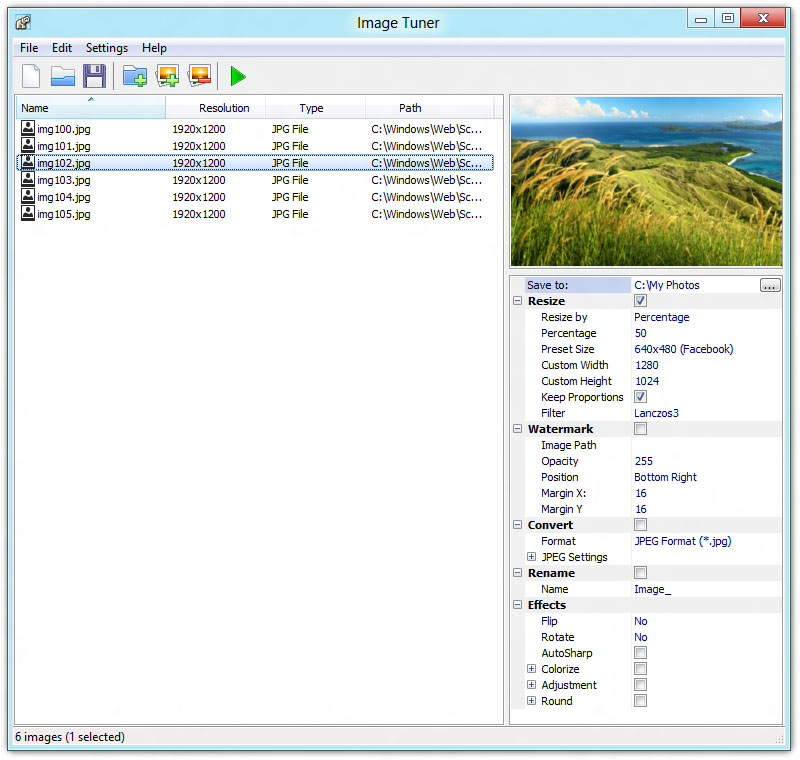Image Tuner 3.5