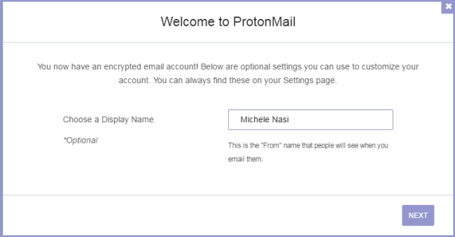 Inviare messaggi che si autodistruggono e email cifrate con Protonmail