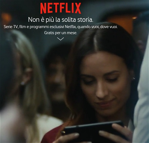 Vodafone attiva Netflix con il credito telefonico