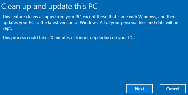 Si potrà ripristinare Windows 10 con tutti gli aggiornamenti