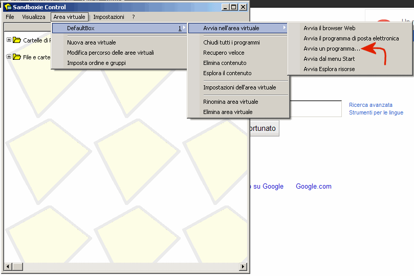 Annullare le modifiche su file e registro di sistema con Sandboxie
