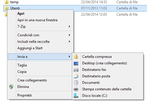 Stampare elenco dei file in una cartella con Windows 8.1, Windows 7 e Windows XP