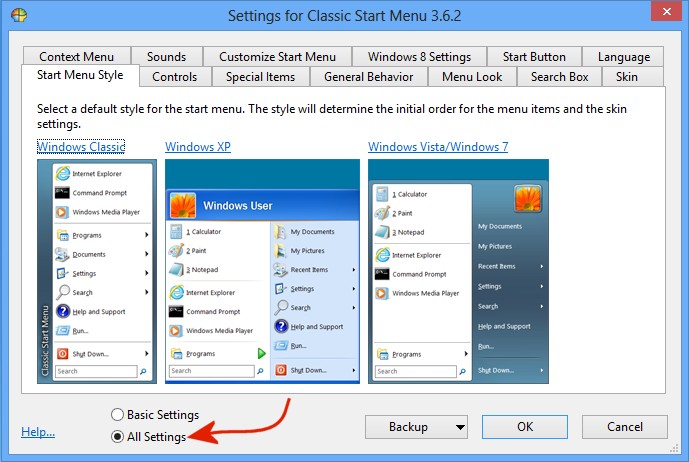 Classic Shell 3.6.7