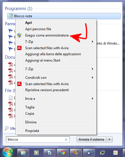 Modificare il file HOSTS e bloccare le app che chiamano casa ...