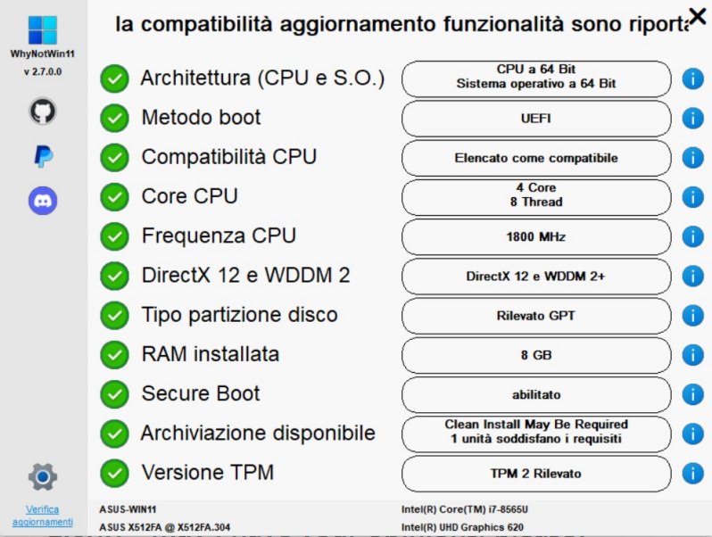 WhyNotWin11, sistema compatibile con Windows 11