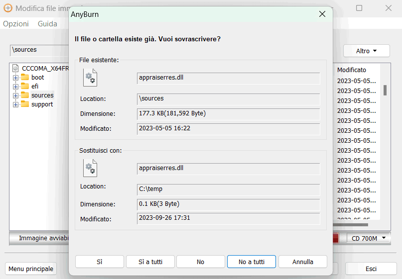 File Appraiserres.dll: superare requisiti Windows 11