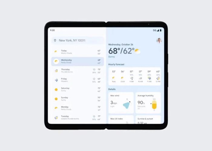 Google App Meteo Orologio 