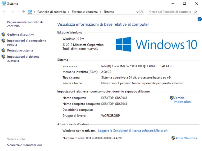 Microsoft Windows 10 Pro Licenza Chiave Attivazione A Vita 1 PC – Chipchope