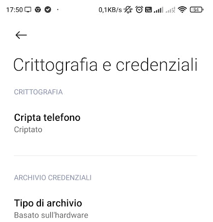 Cancellazione sicura su Android con la crittografia dei dati