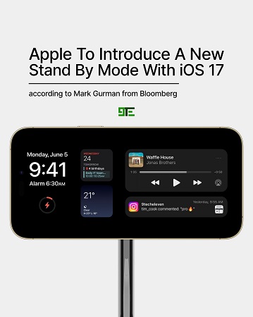 iOS 17 - iPhone come Smart Display - Concept