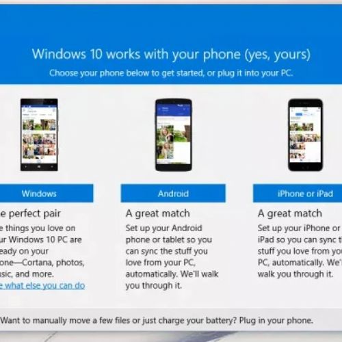 Collegare Windows 10 con Android ed Apple iOS