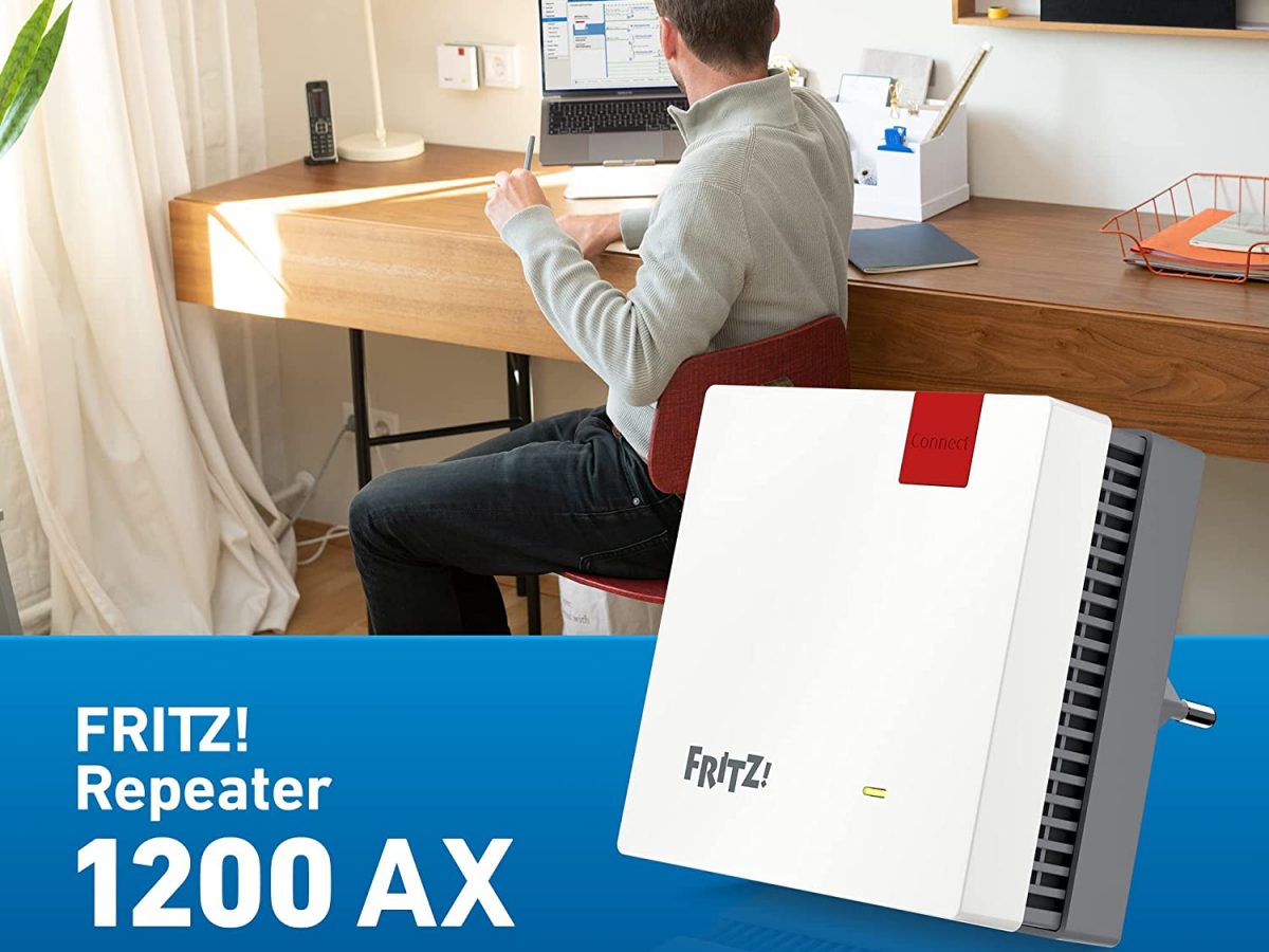 Ripetitore WiFi 6 con tecnologia mesh: FRITZ!Repeater 1200 AX
