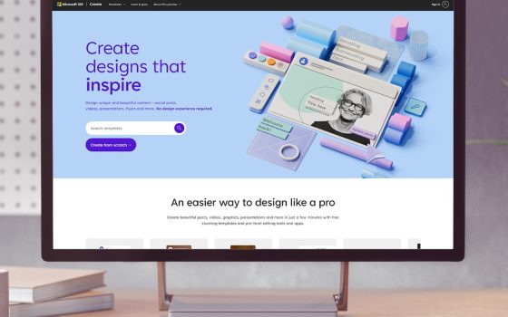 Microsoft Create: modelli di presentazioni, biglietti, documenti, storie e tanto altro