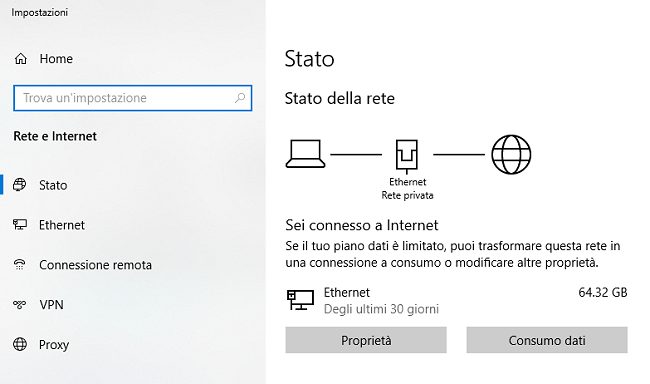 Condividere file e cartelle in Windows 10