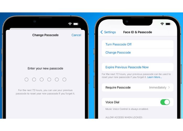 Recupero password iOS 17 screenshot 2
