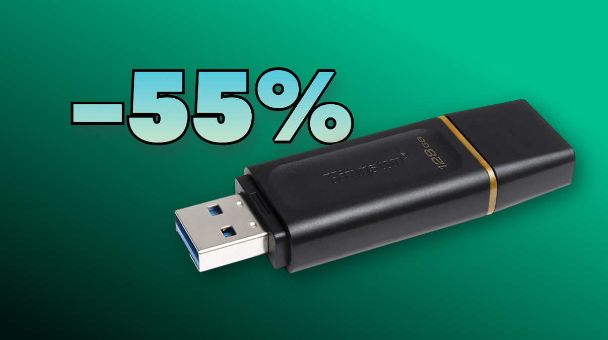 Penna USB Kingston 128GB: SHOCK -55%