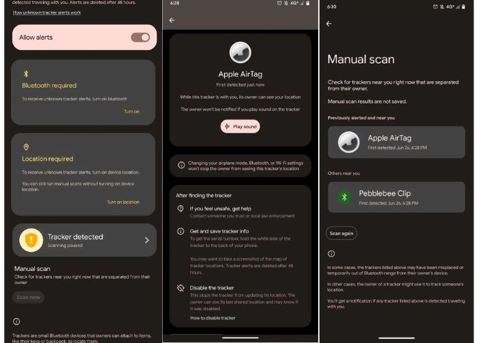 Android Tracker trova il mio dispositivo screenshot 