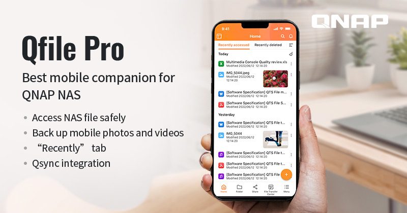 Backup mobile su NAS con QNAP Qfile Pro