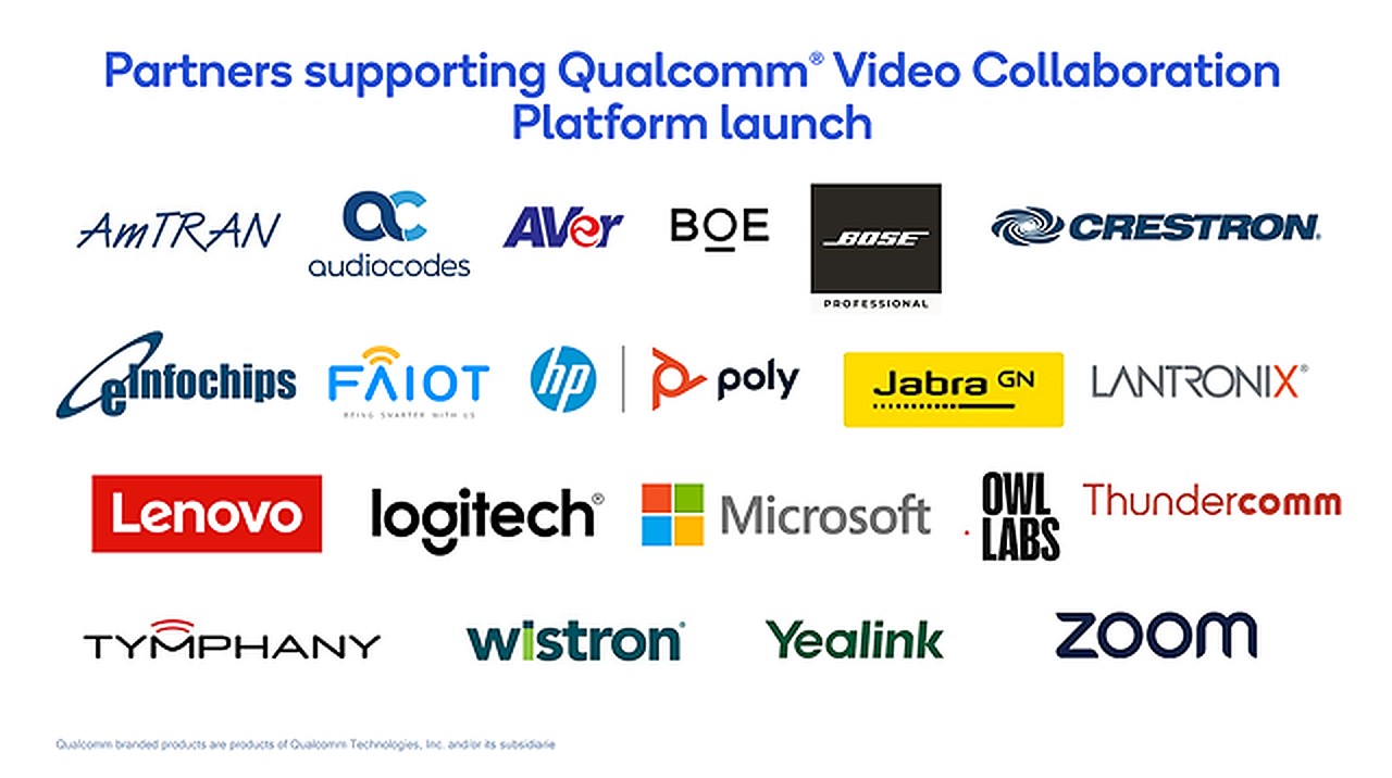 Qualcomm IA videoconferenze partner commerciali