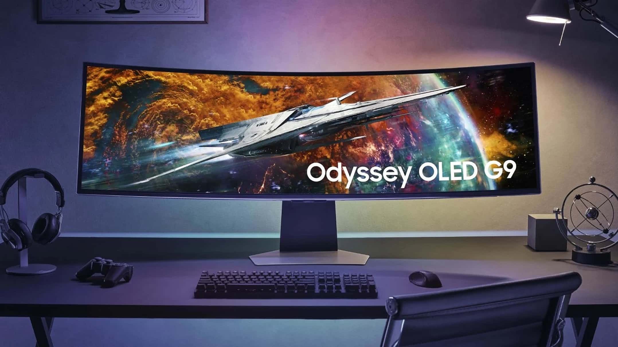 Samsung Odyssey OLED G9 monitor gaming ultrawide
