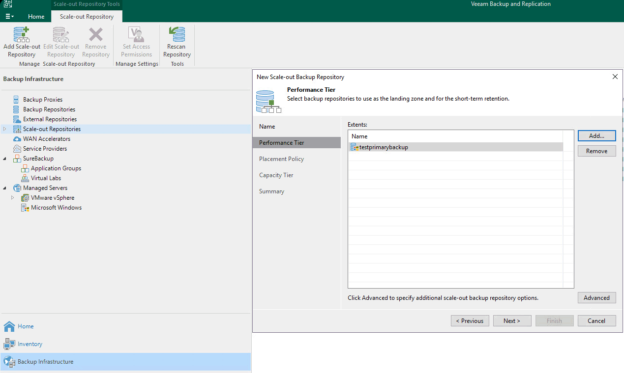 Cubbit e Veeam: creazione Scale Out Repository