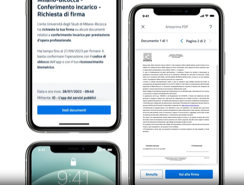 Firma con IO: l'applicazione