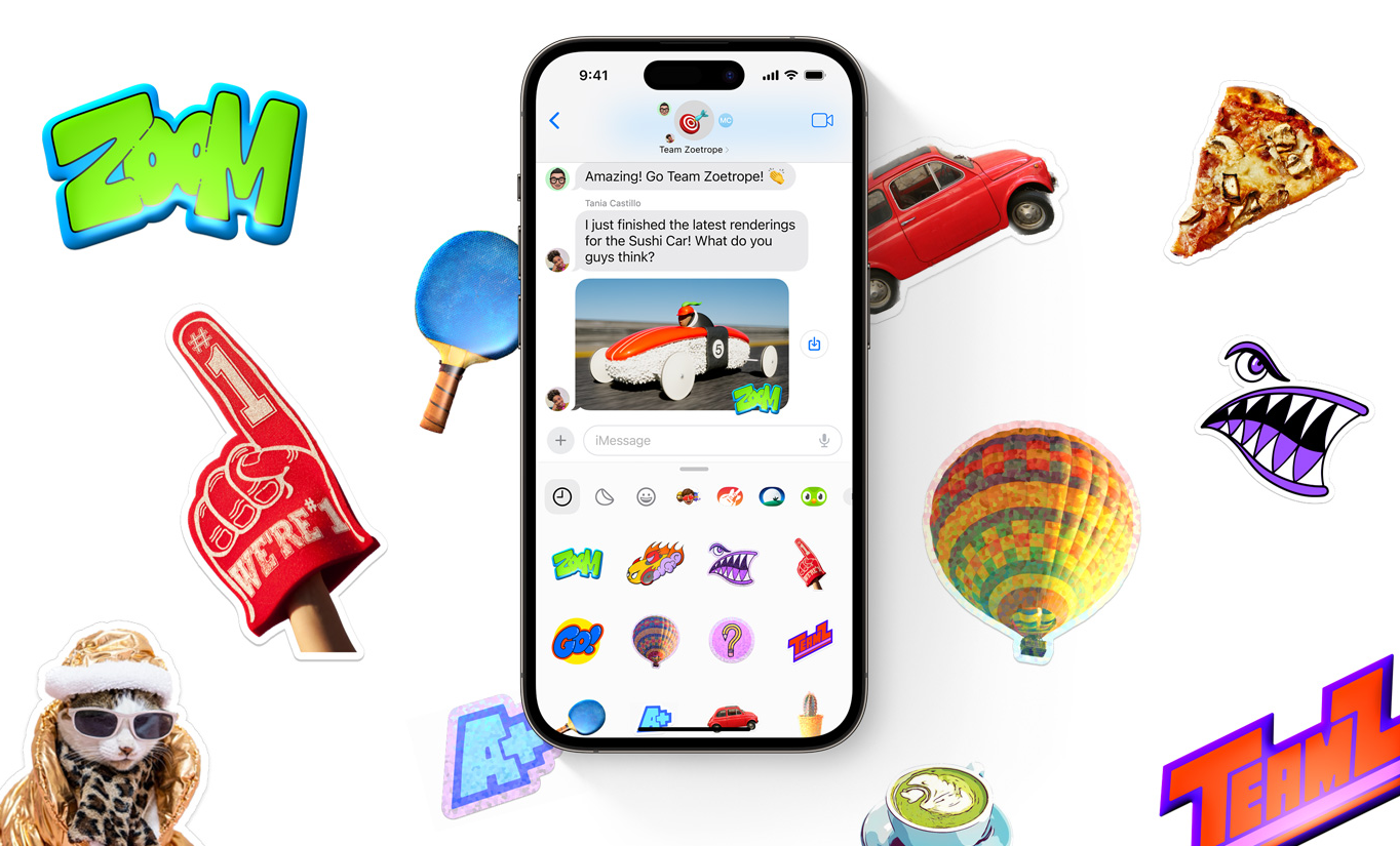 iOS 17 Sticker iMessage