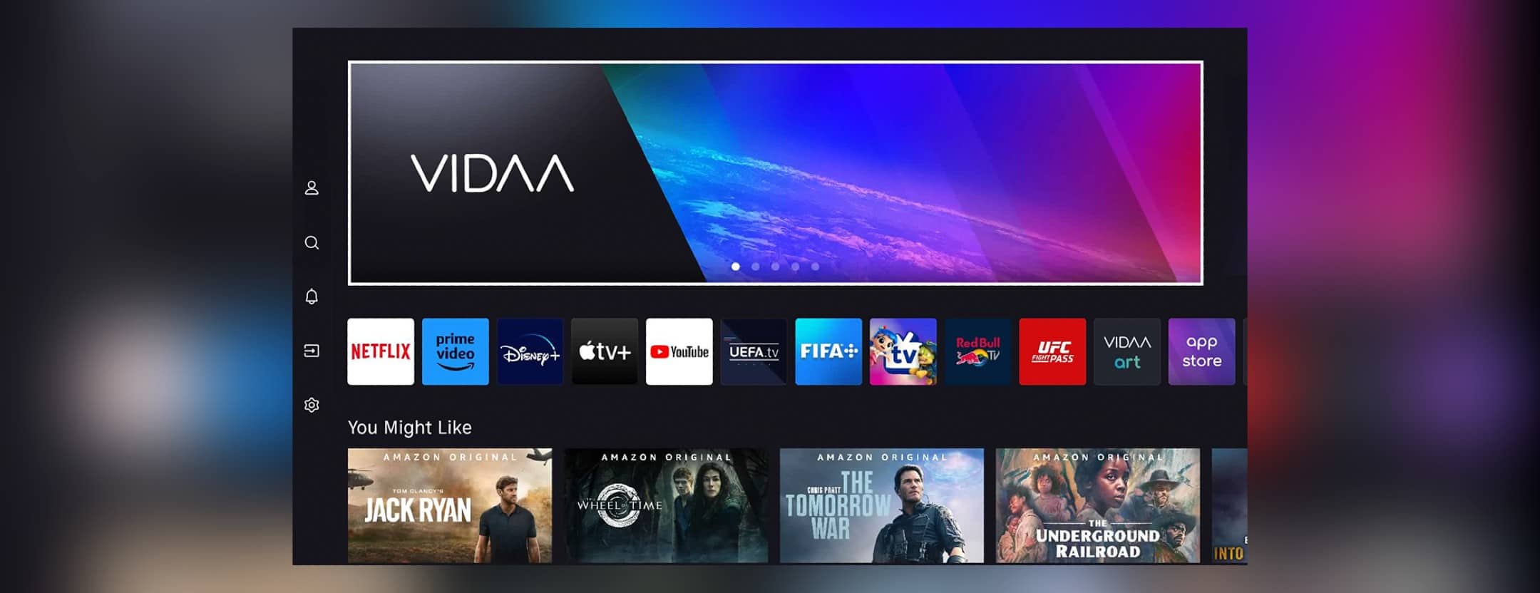 VIDAA U7 Hisense interfaccia smart TV con nuovo sistema operativo