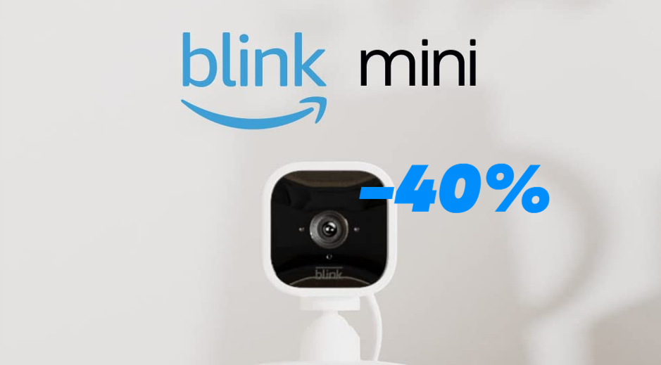 Blink Mini: la videocamera di sicurezza costa solo 20€!