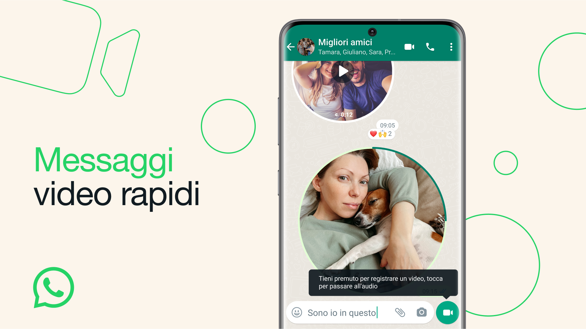 WhatsApp, ecco i videomessaggi istantanei: ecco come inviarli