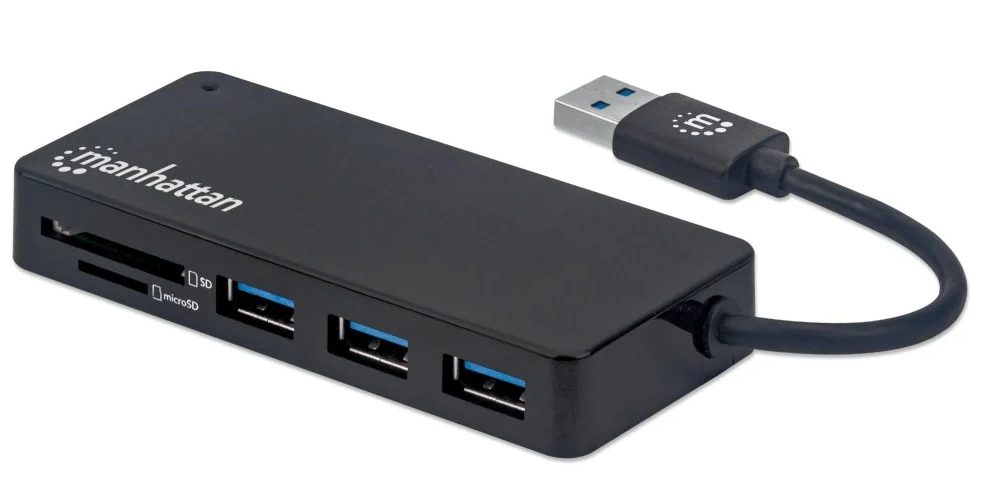 Hub USB con lettore schede SD