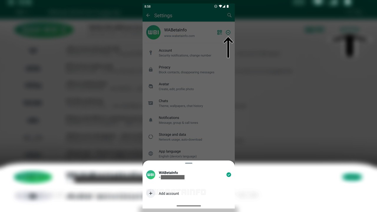 WhatsApp funzionalità multi-account Android