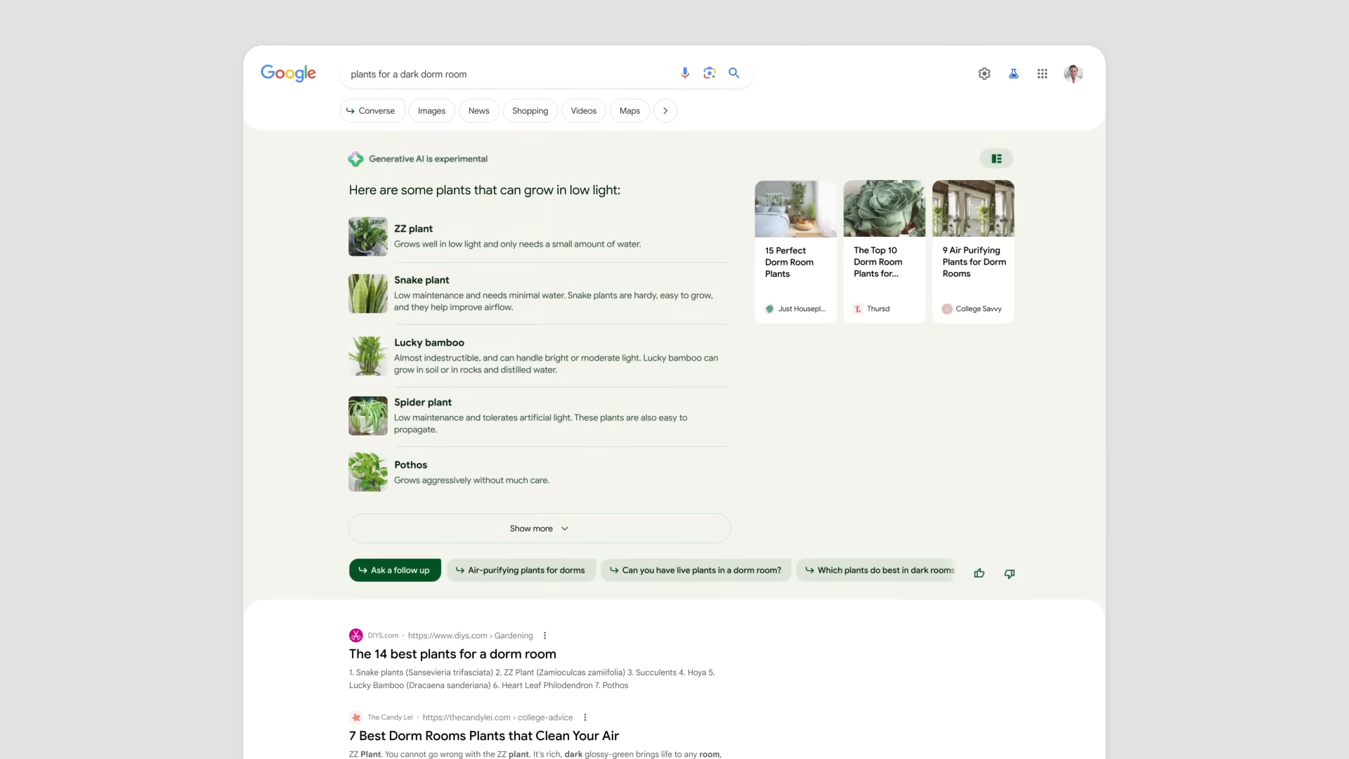 Google SGE - Google IO 2023