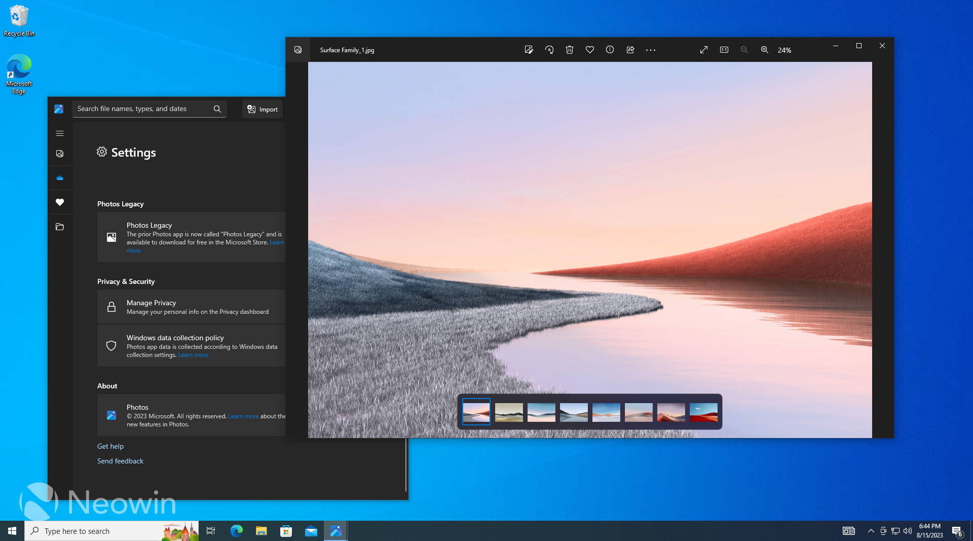 Windows 10 - Nuova app Foto