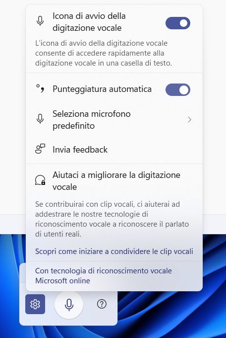 Riconoscimento vocale e punteggiatura
