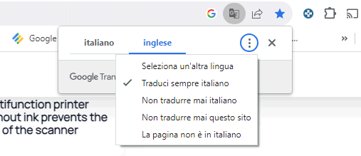 Tradurre sito da inglese a italiano