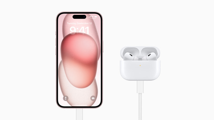 AirPods Pro 2a Gen con USB-C - Ricarica da iPhone 15