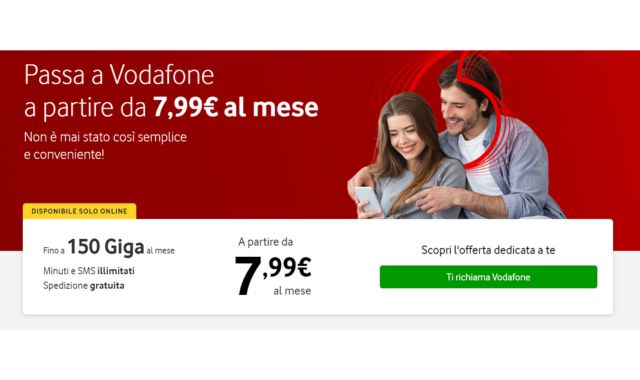 Passa a Vodafone offerta