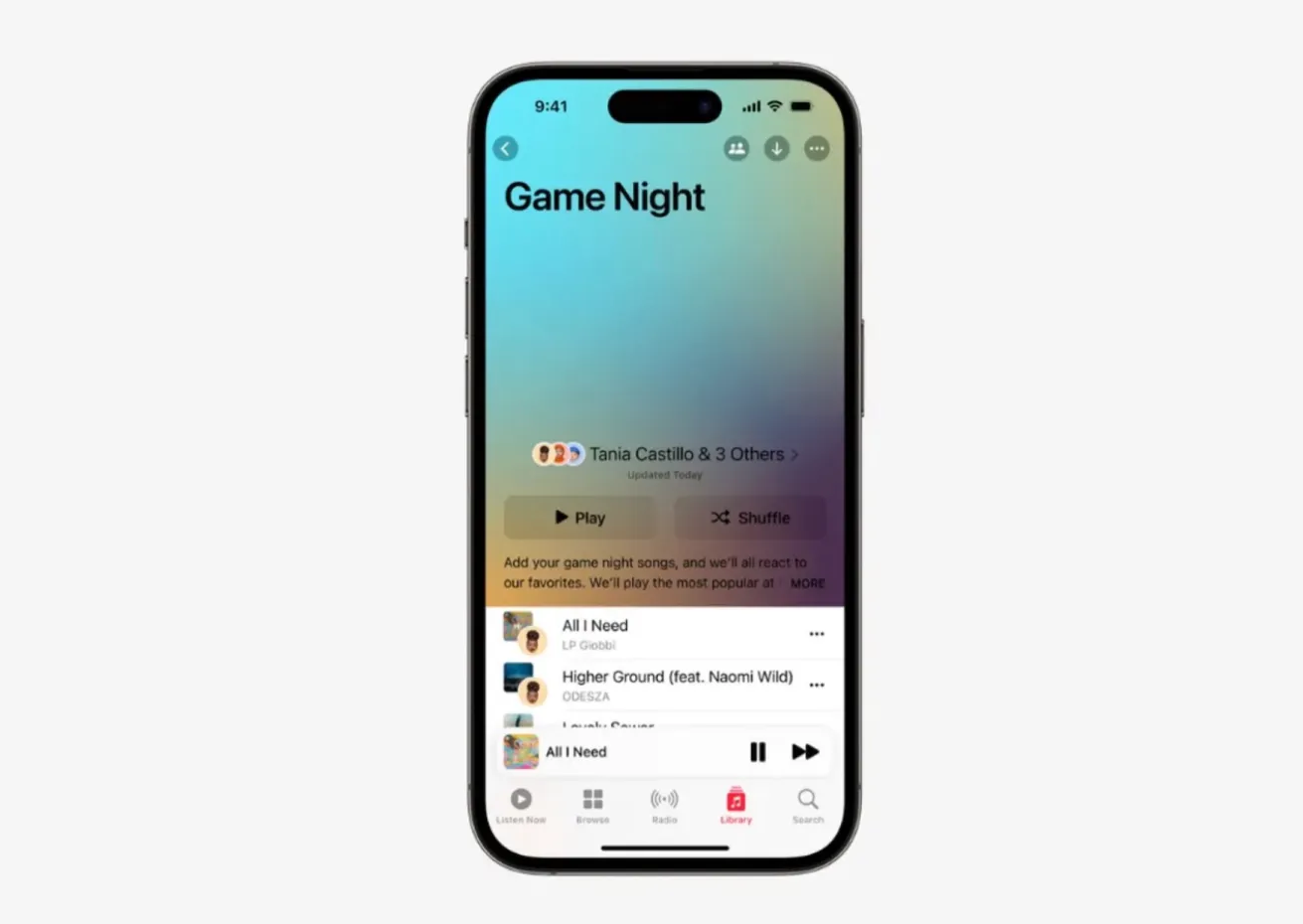iO17 - Apple Music - Playlist collettive