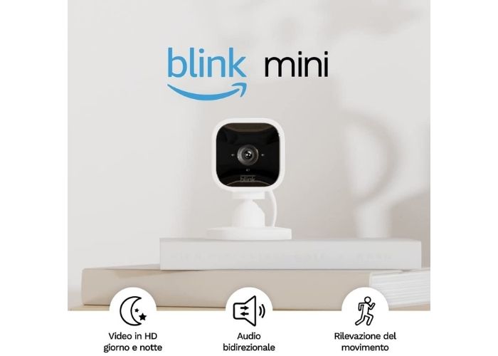 Telecamera Blink Mini FHD, il prezzo di Amazon è favoloso 